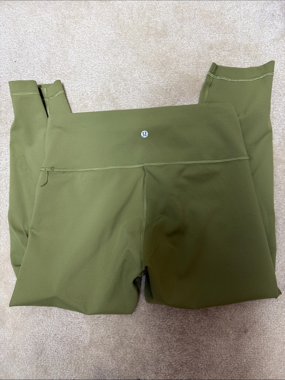 lululemon athletica Olive Green capris